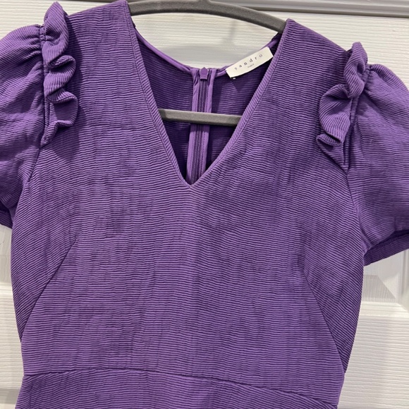 Sandro purple dress - Picture 2 of 13